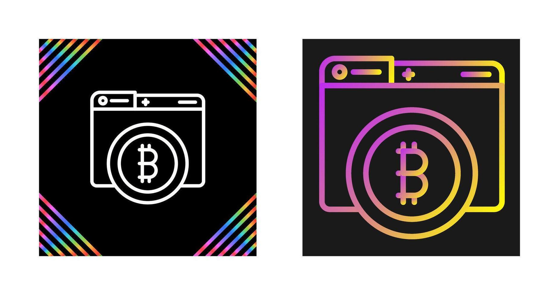 Bitcoin Vector Icon