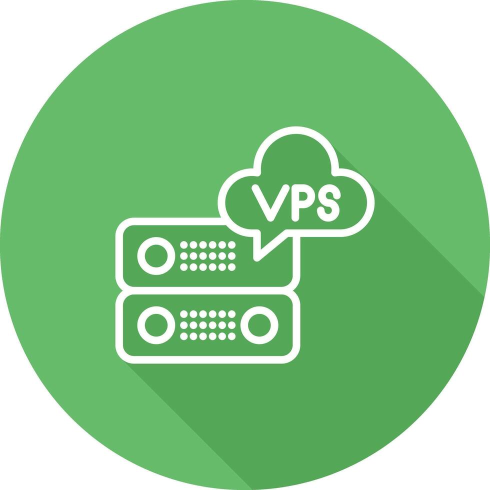VPS Hosting Vector Icon