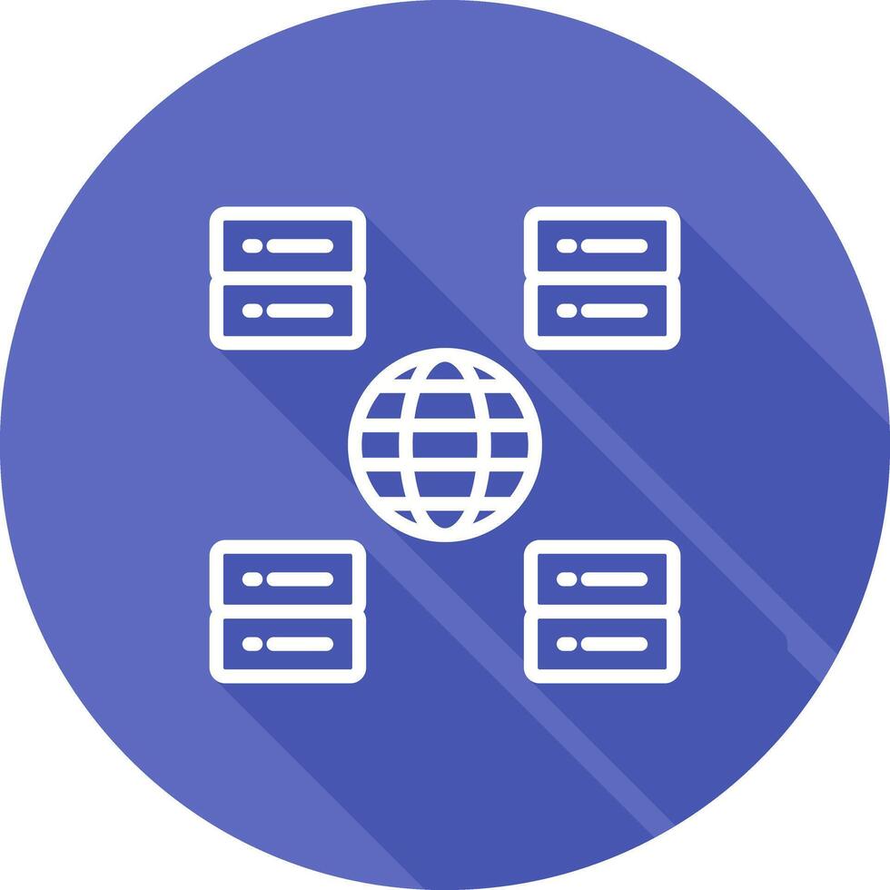 Content Delivery Network Vector Icon