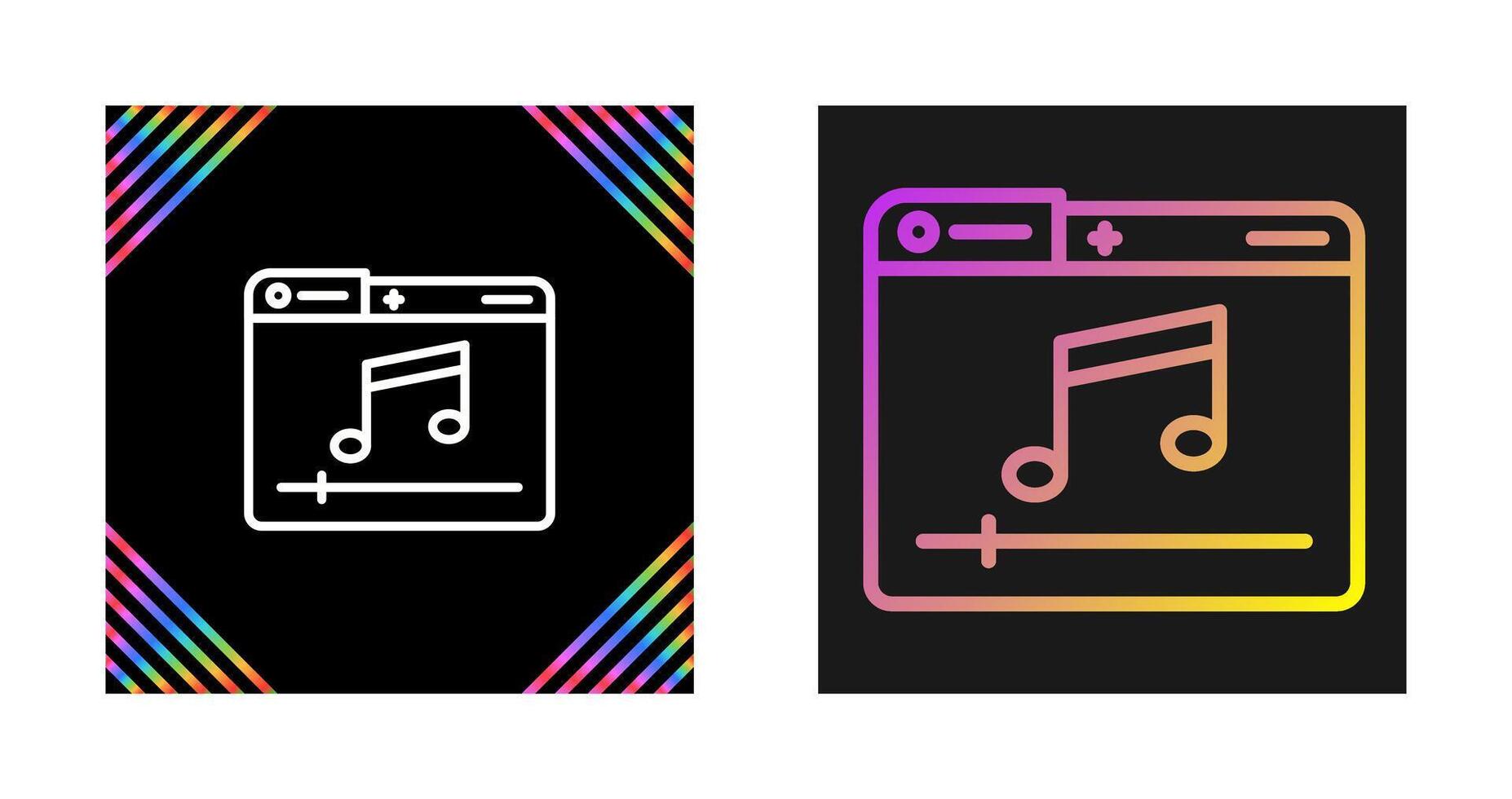 Music Player Vector Icon