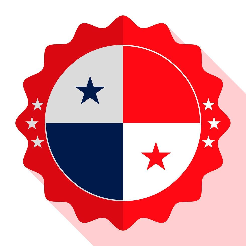 Panamá calidad emblema, etiqueta, firmar, botón. vector ilustración.