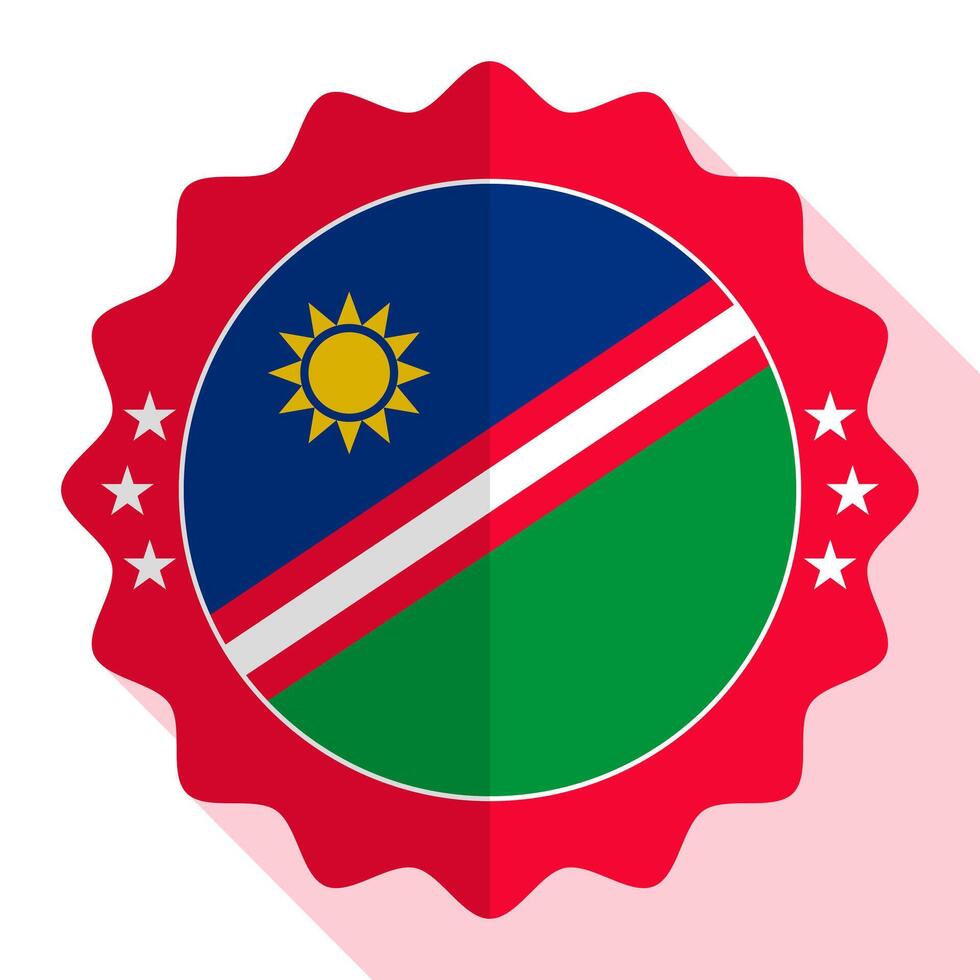 Namibia calidad emblema, etiqueta, firmar, botón. vector ilustración.