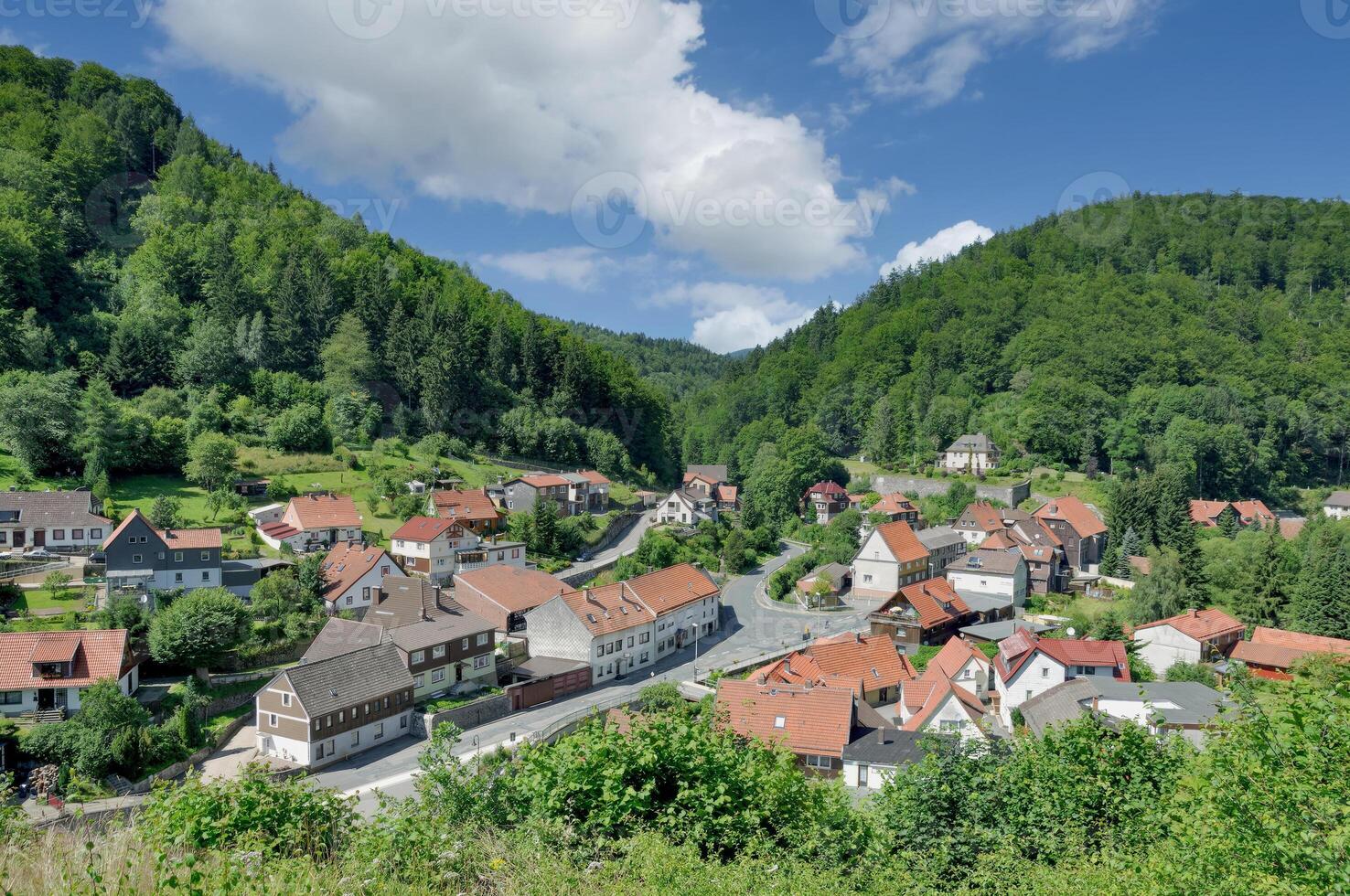 Village of Zorge close to Walkenried,Harz Mountains,lower Saxony,Germany photo