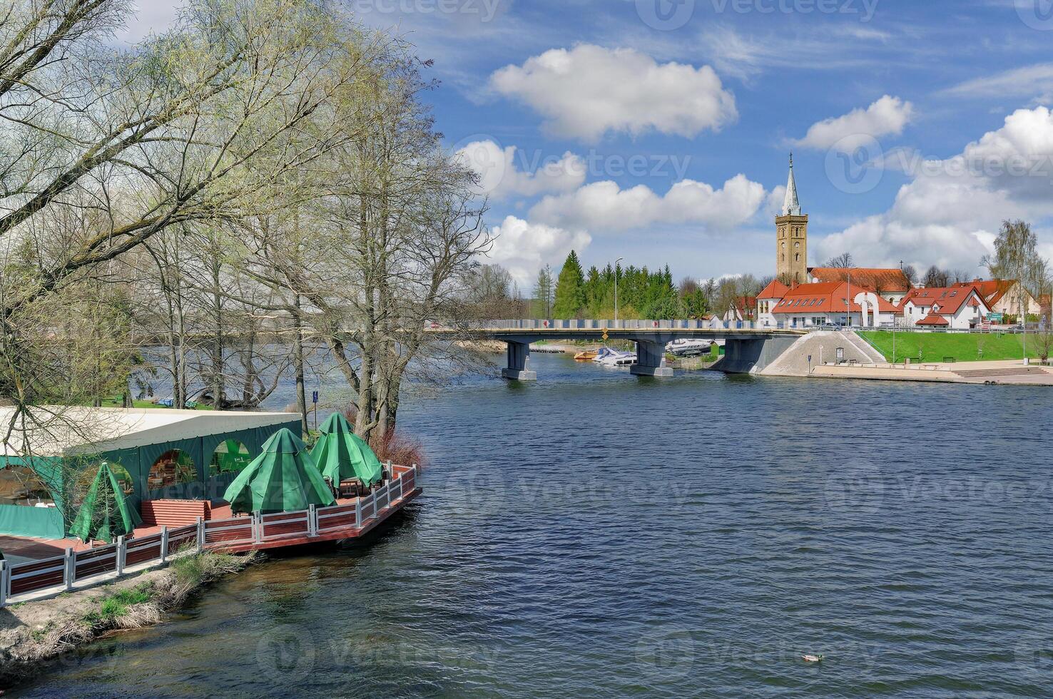 mikolajki o nicolasiken a lago sniardwy,warmia masuria voivodato, polonia foto