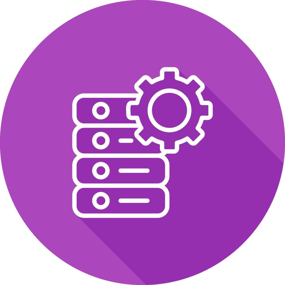 Database Management Vector Icon