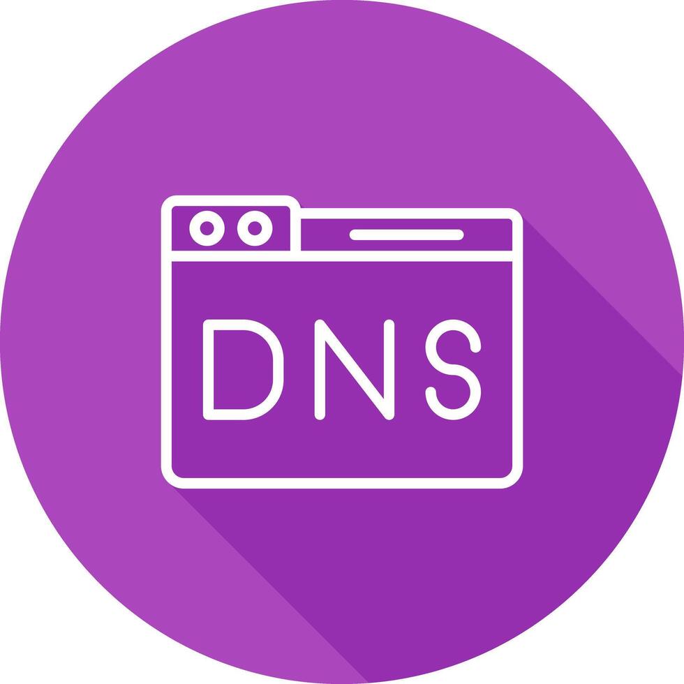 dominio dns administración vector icono