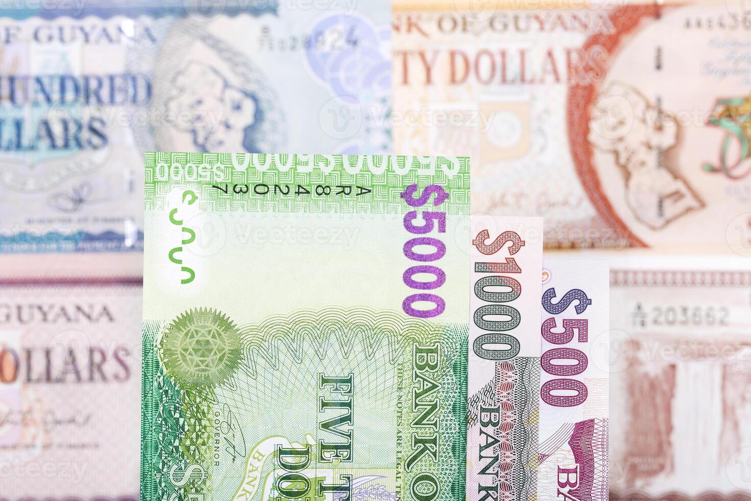 Guyanese dollar a business background photo