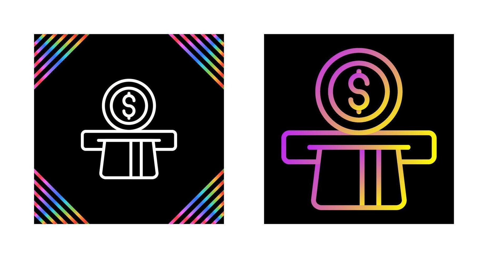 Automated Teller Machine Vector Icon