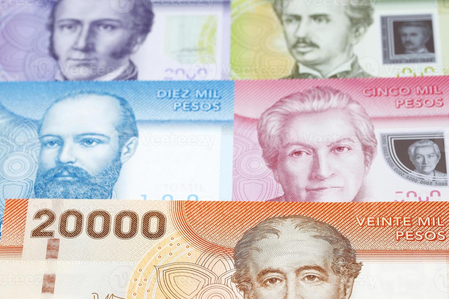 Chilean peso a business background photo