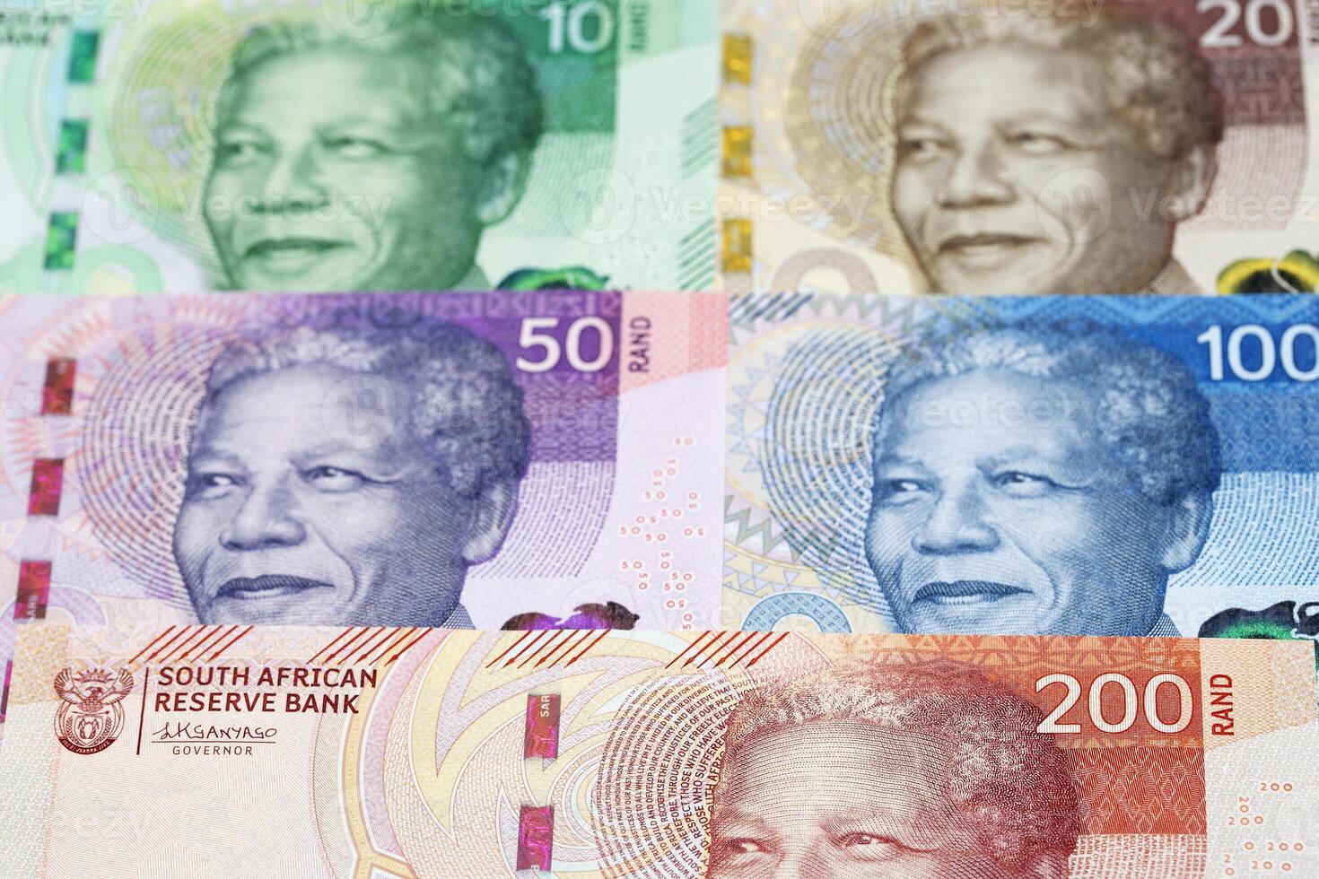 South African rand a business background photo