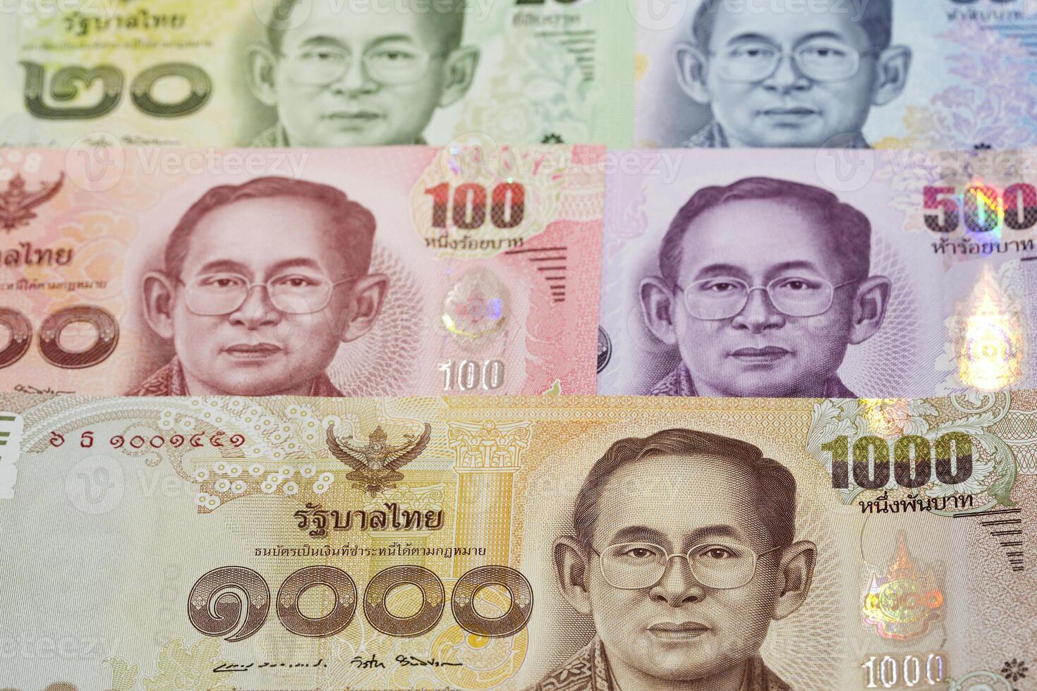 Thai baht a business background photo