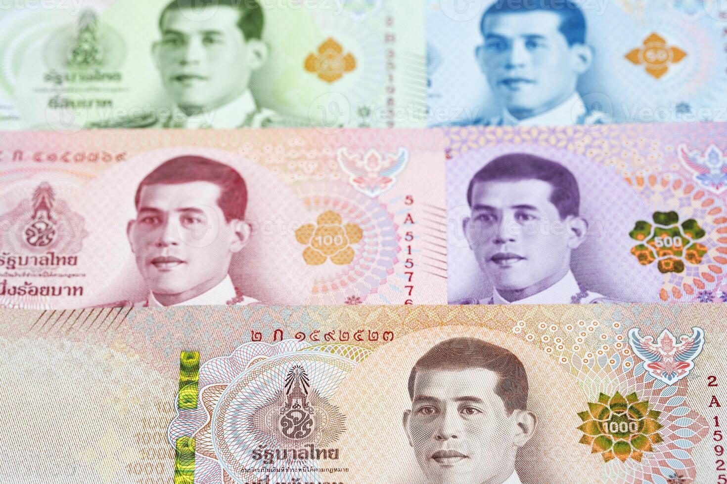 Thai baht a business background photo