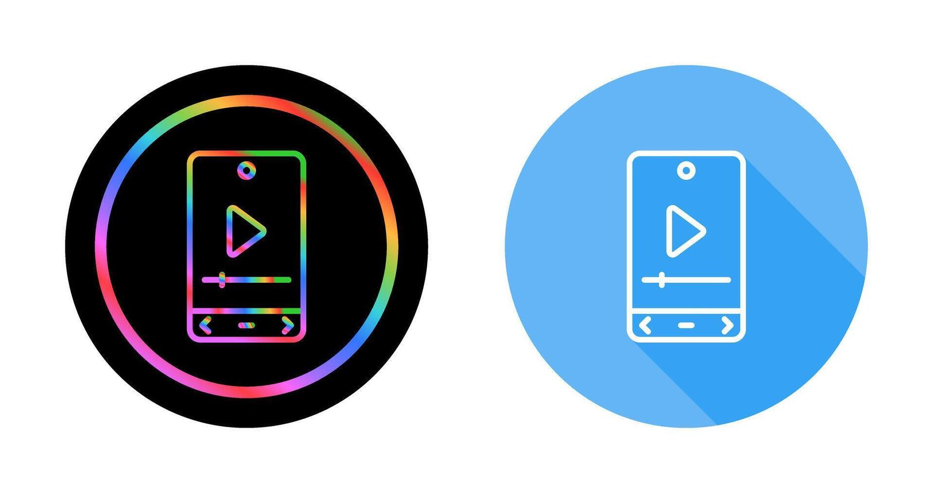 Video Player Vector Icon