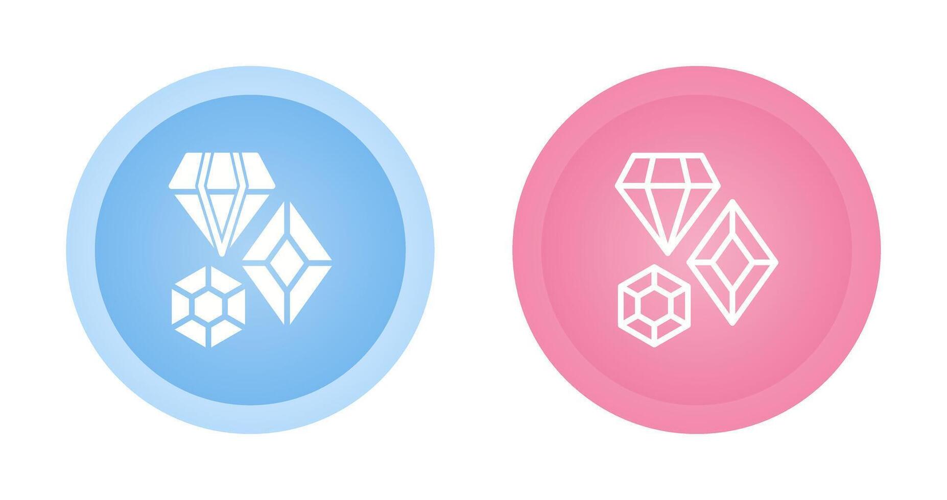 icono de vector de gemas