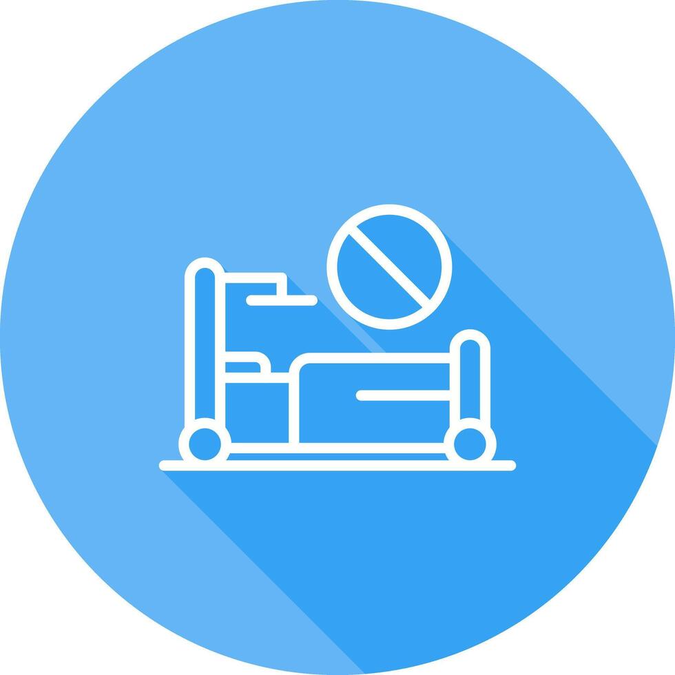 icono de vector de cama