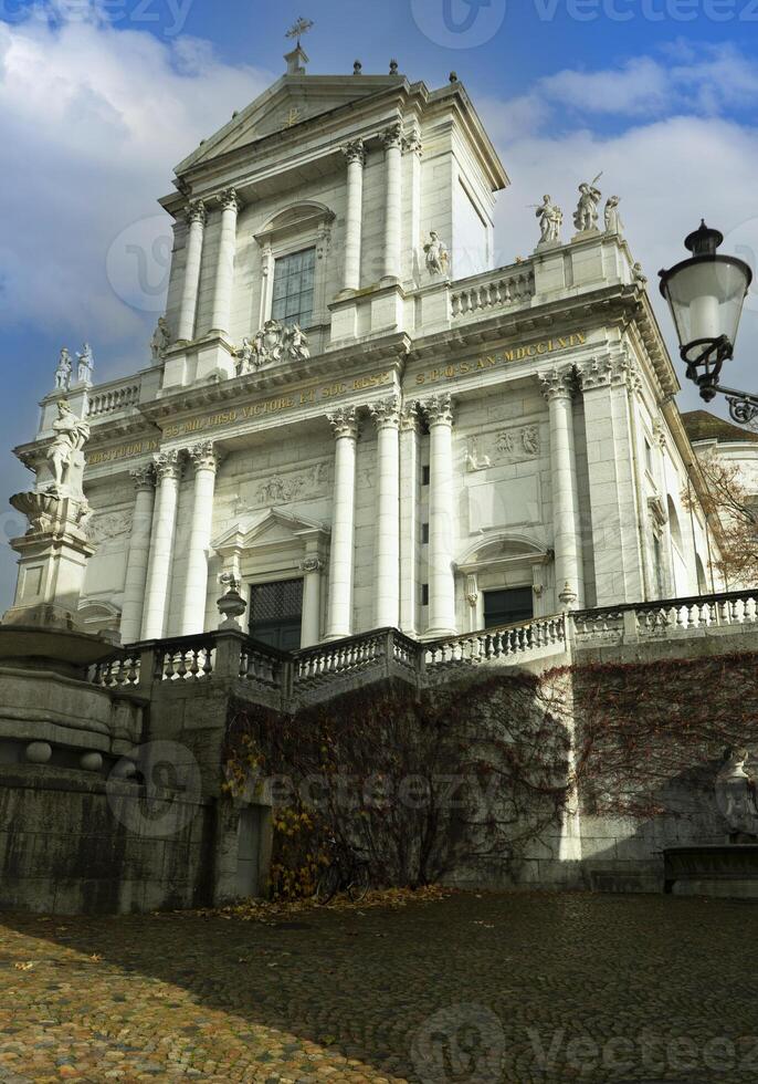 a large white church photo