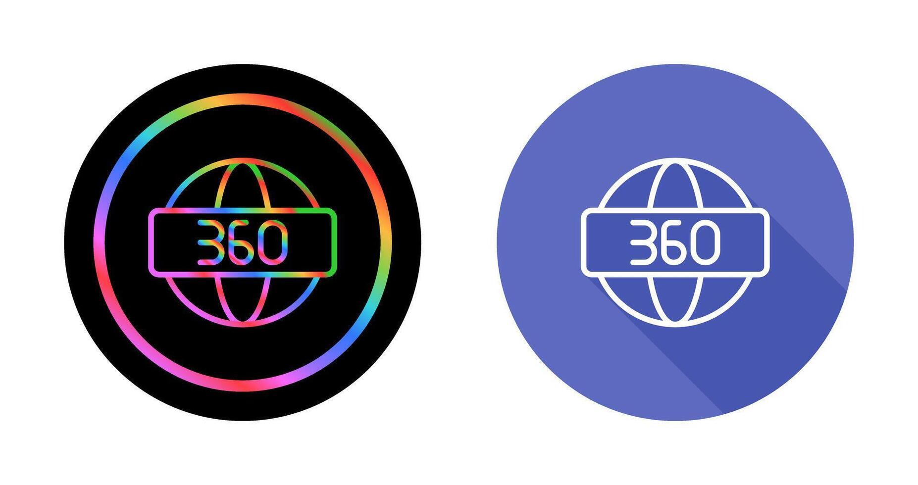 360 Degrees Vector Icon