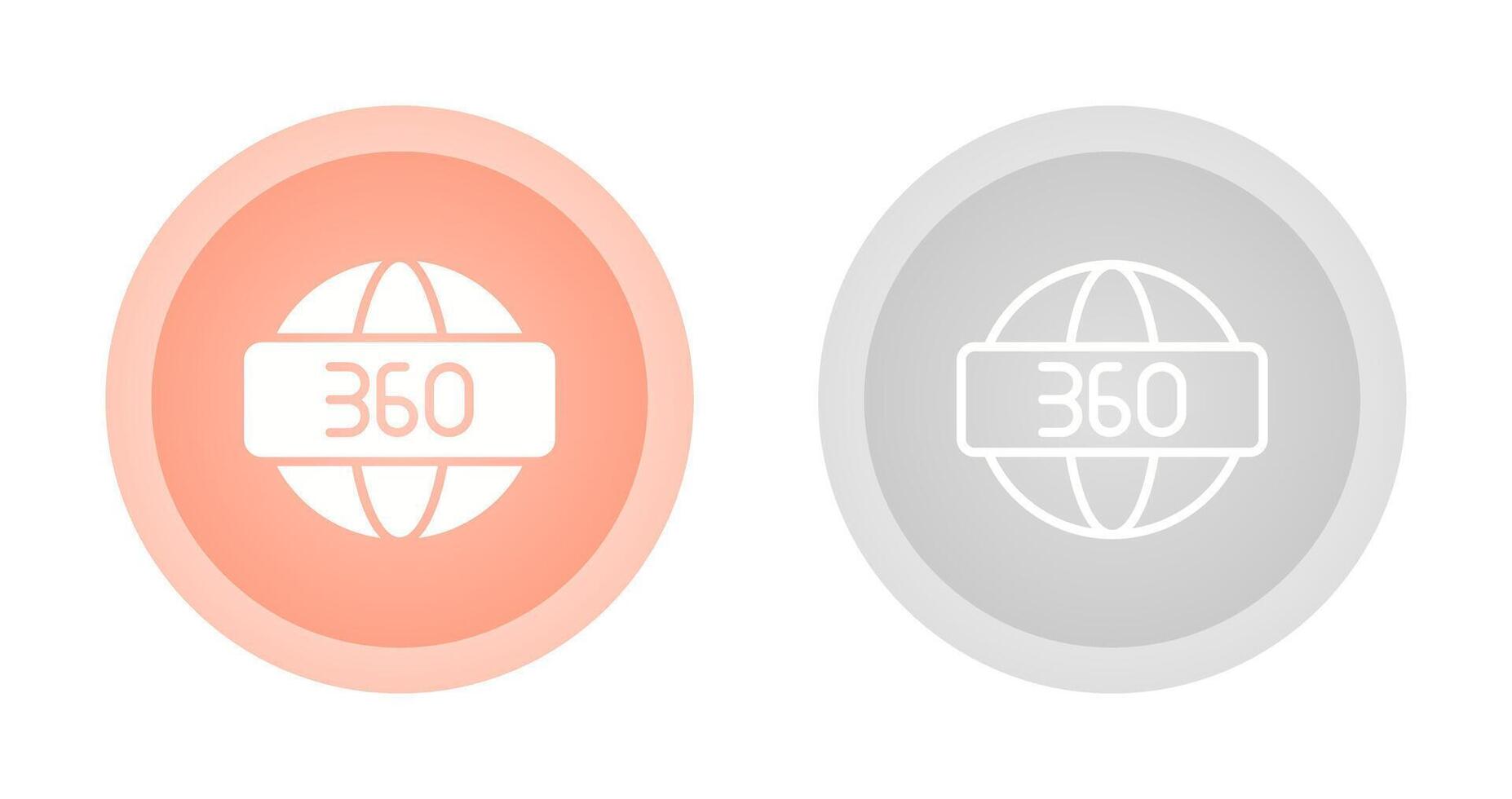 360 Degrees Vector Icon