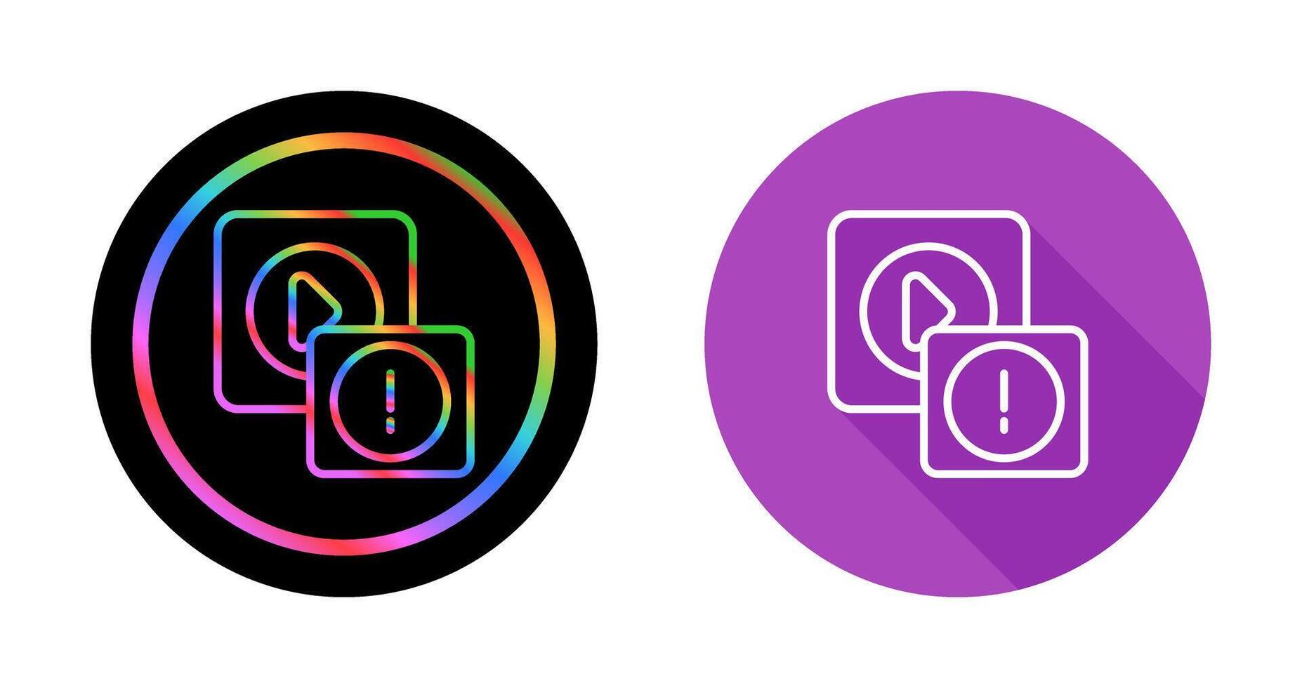 Error Vector Icon