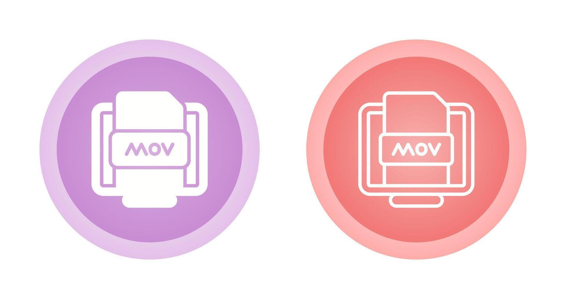 Mov File Vector Icon