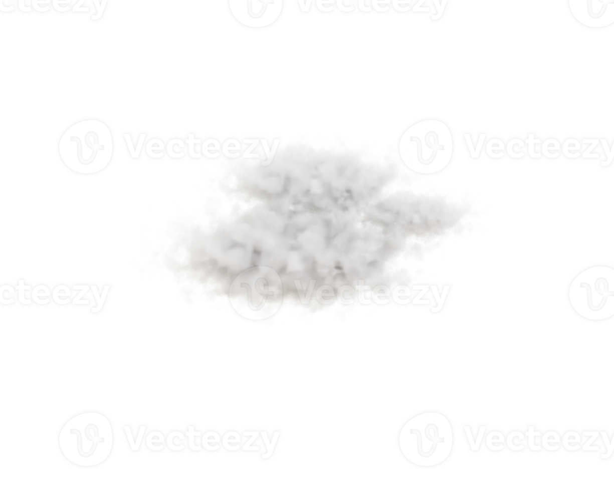 realistisch wolk icoon 3d renderen Aan transparant achtergronden png