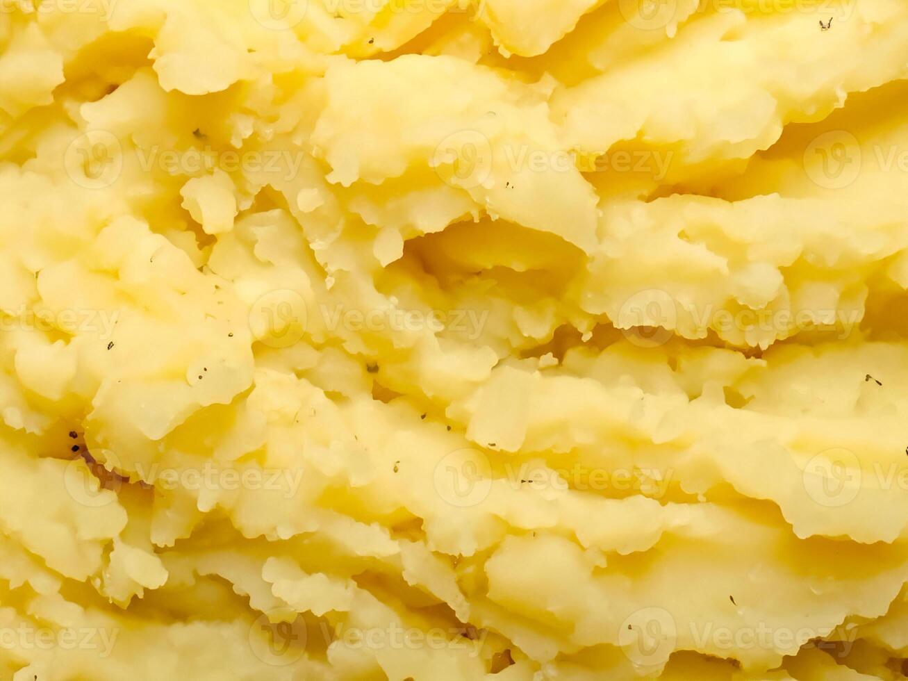 mashed potatoes texture close up photo