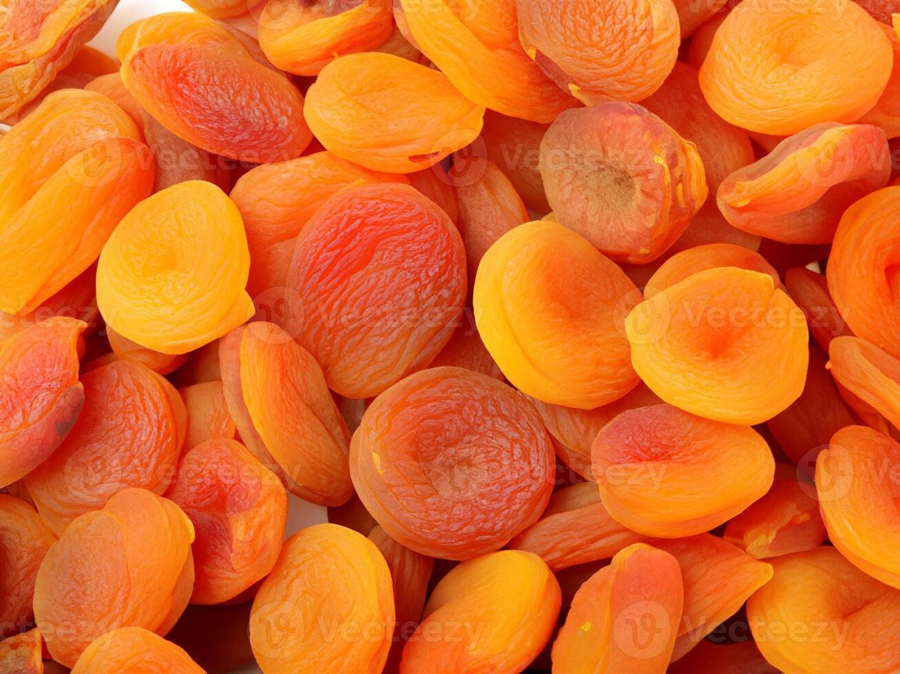 close up fresh apricots as background photo