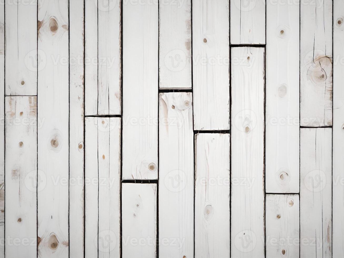 AI generated old wooden wall texture background. photo