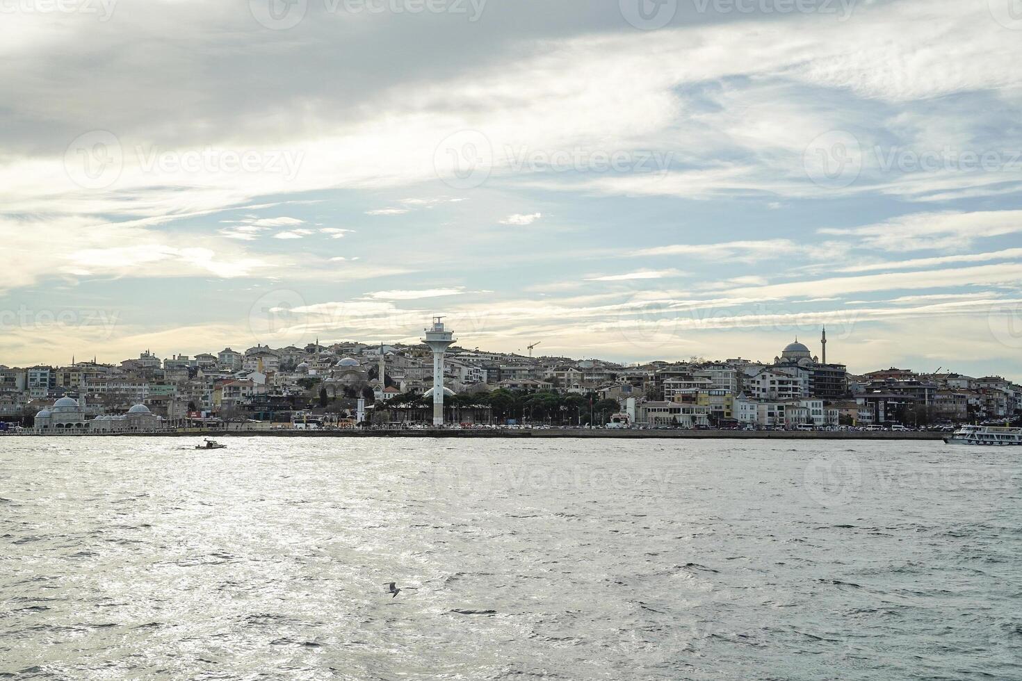Uskudar view from Istanbul Bosphorus cruise photo