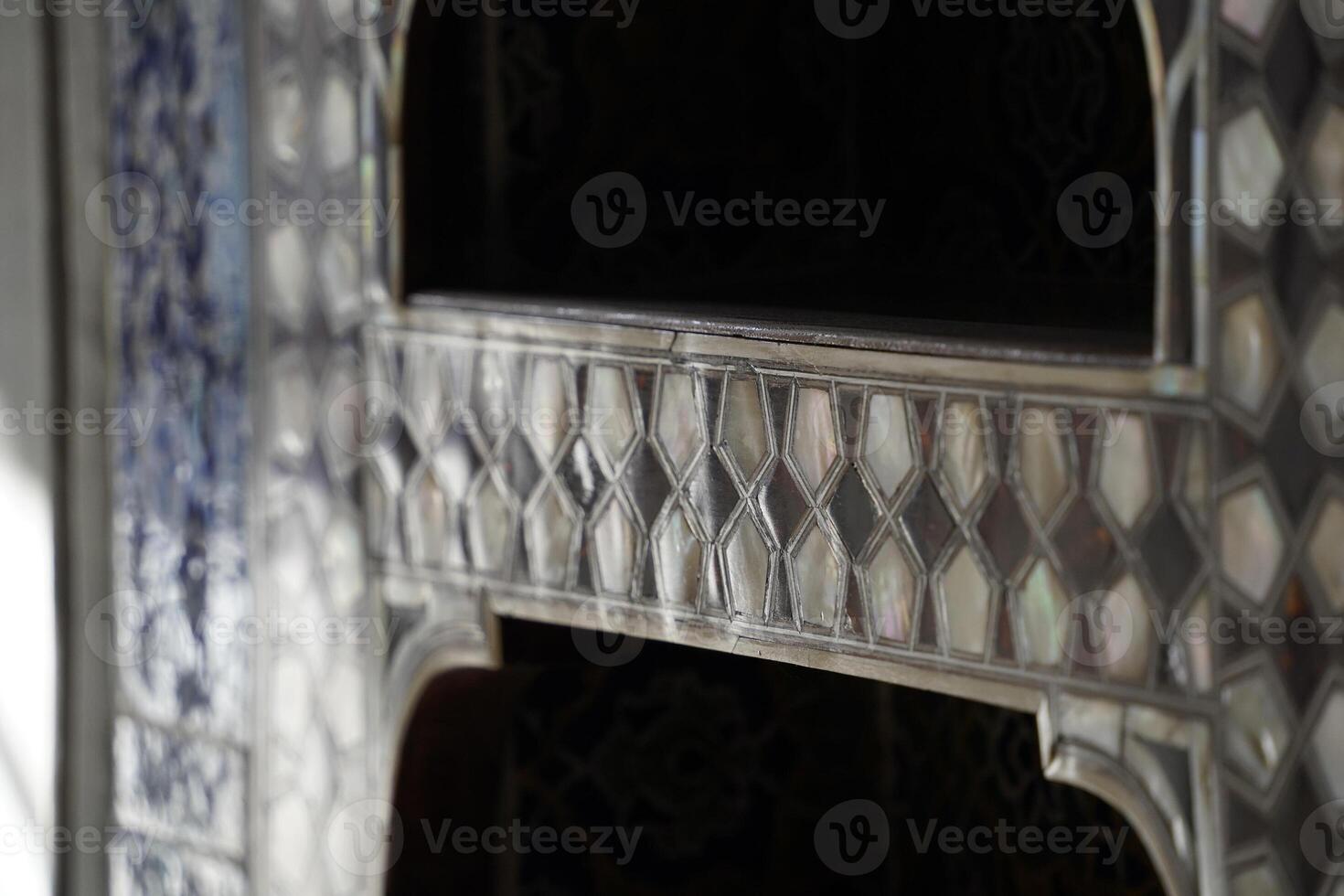 Detail of decoration of Topkapi Palace Istanbul, Turkey, Ancient Ottoman residence photo