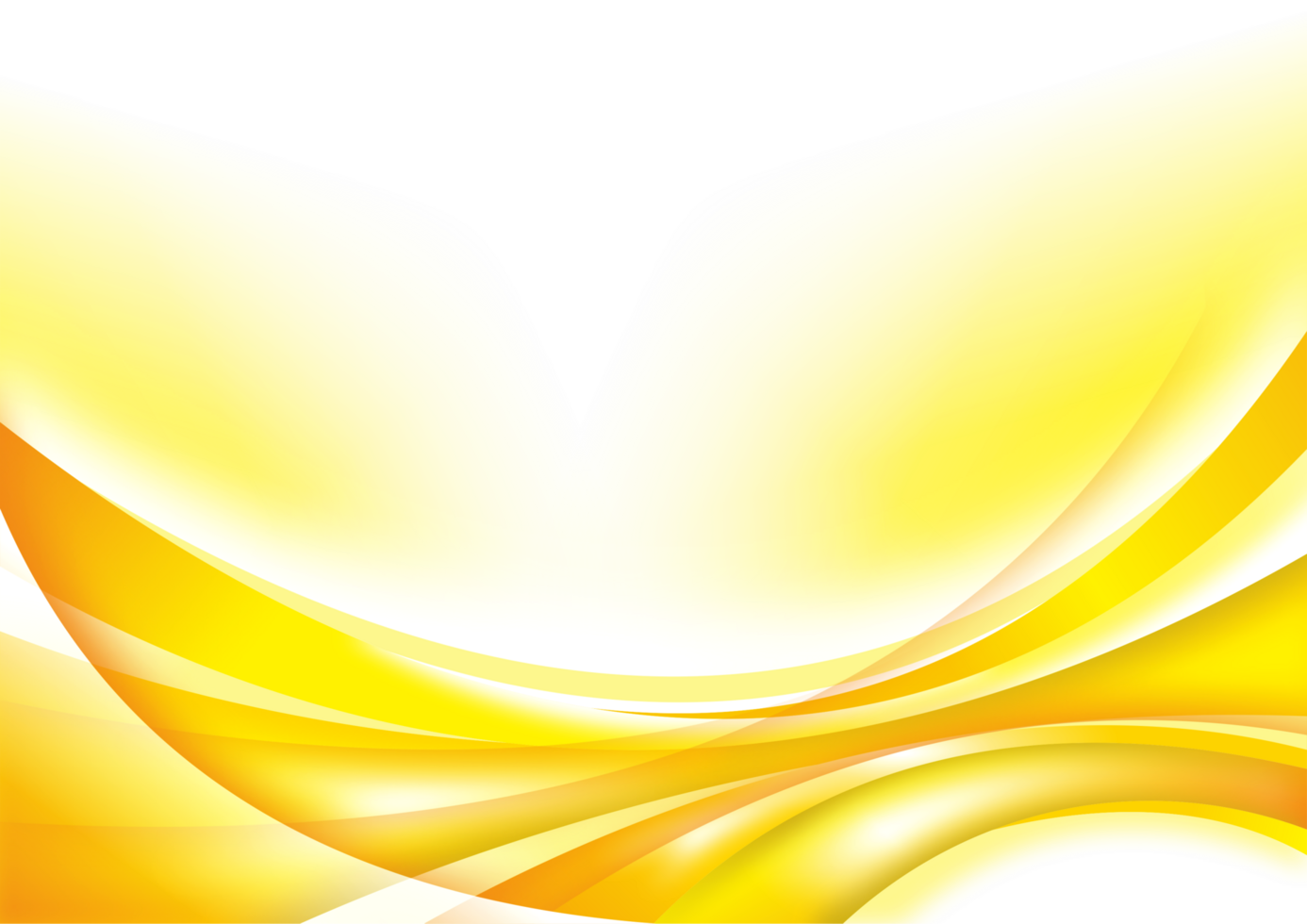 Jaune Orange vague courbe abstrait Contexte png