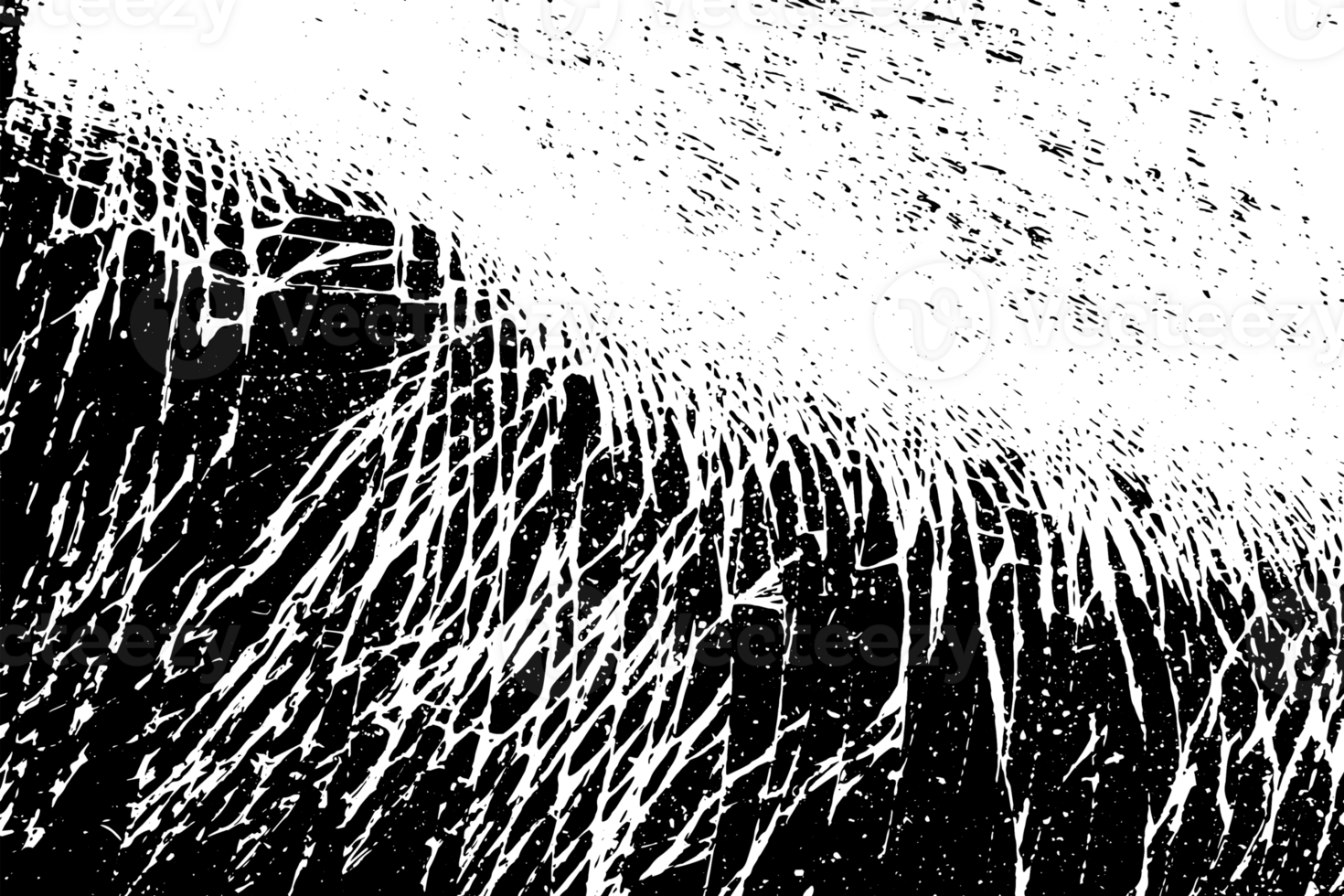 Rustic grunge texture with grain and stains. Abstract noise background. PNG graphic illustration with transparent background.