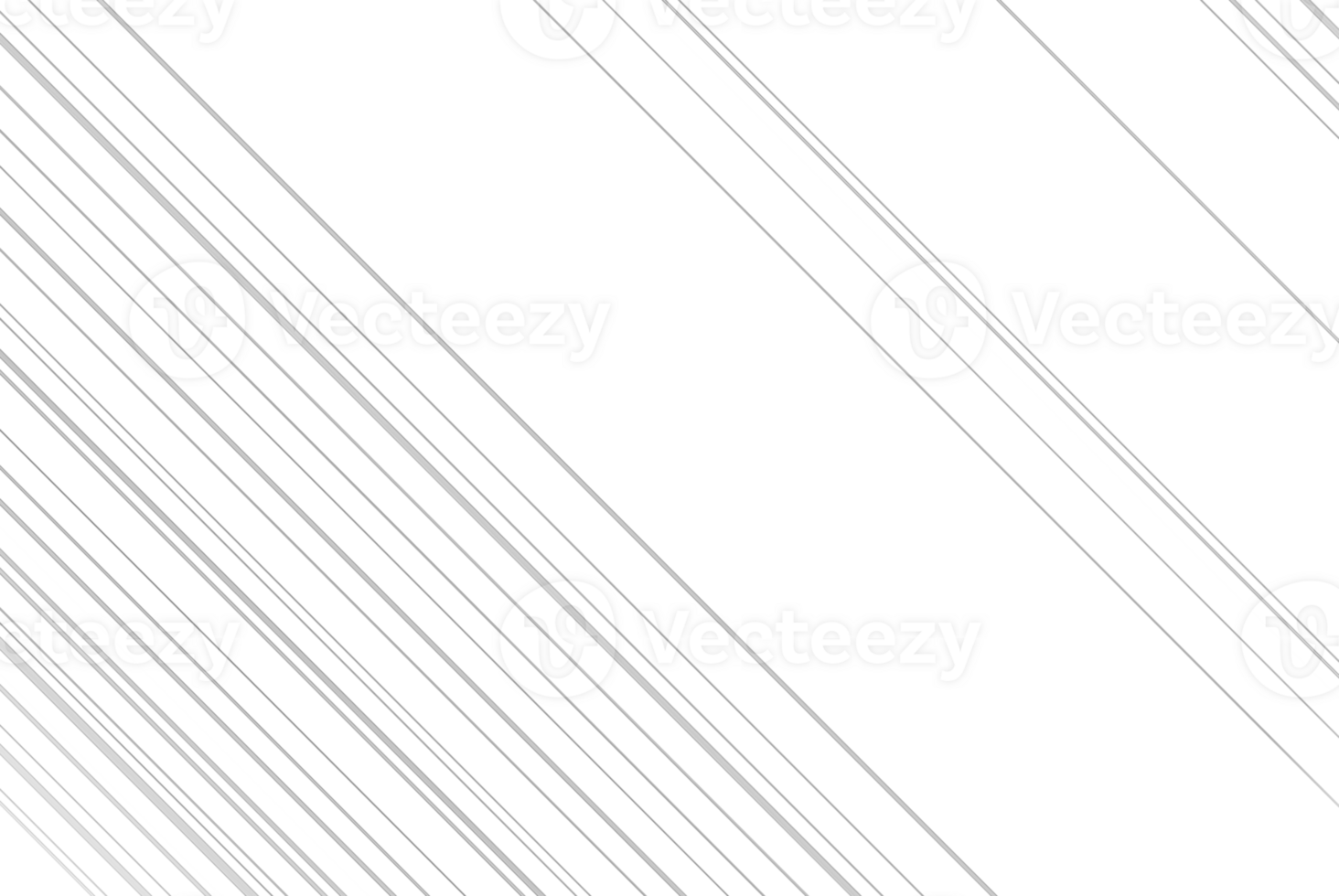 Black and white striped abstract background overlay. Motion effect. PNG graphic illustration with transparent background.