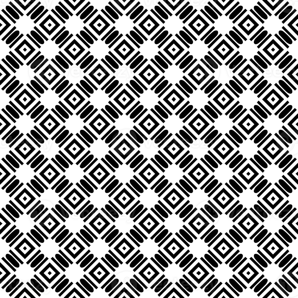 Black seamless abstract pattern. Overlay for background and backdrop. Ornamental design. PNG graphic illustration with transparent background.