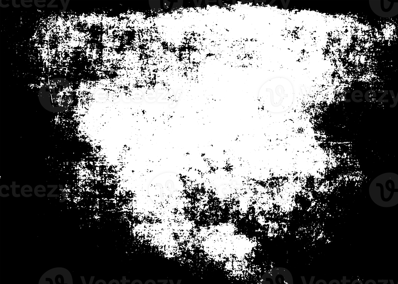 Grunge border texture background. Abstract frame overlay. PNG graphic illustration with transparent background.
