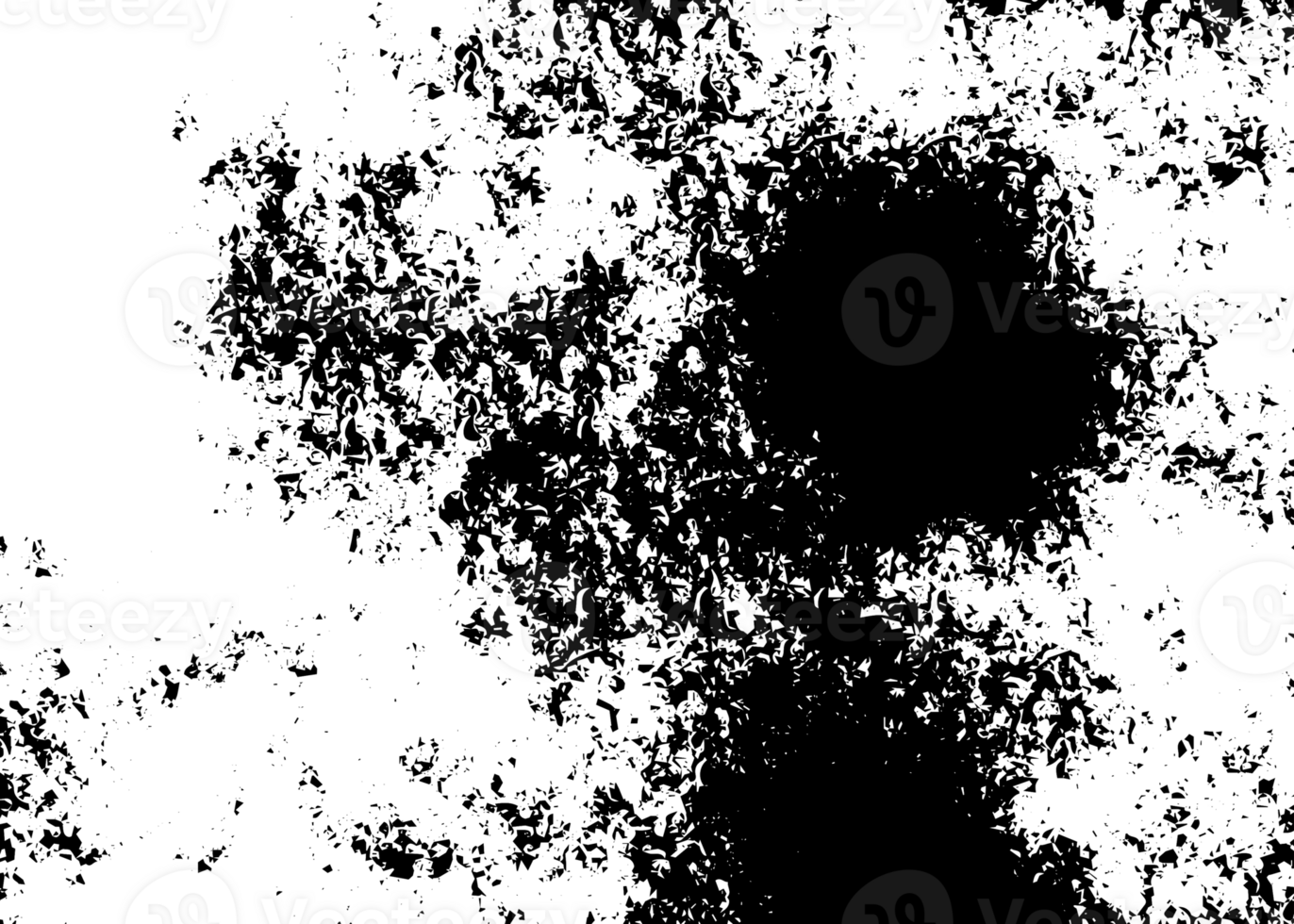 Rustic grunge texture with grain and stains. Abstract noise background. PNG graphic illustration with transparent background.