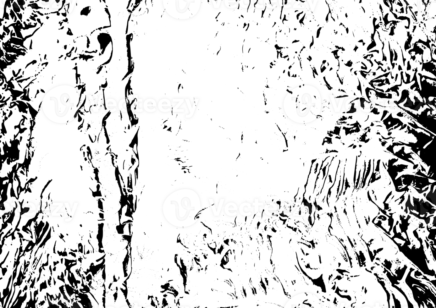 Rustic grunge texture with grain and stains. Abstract noise background. PNG graphic illustration with transparent background.