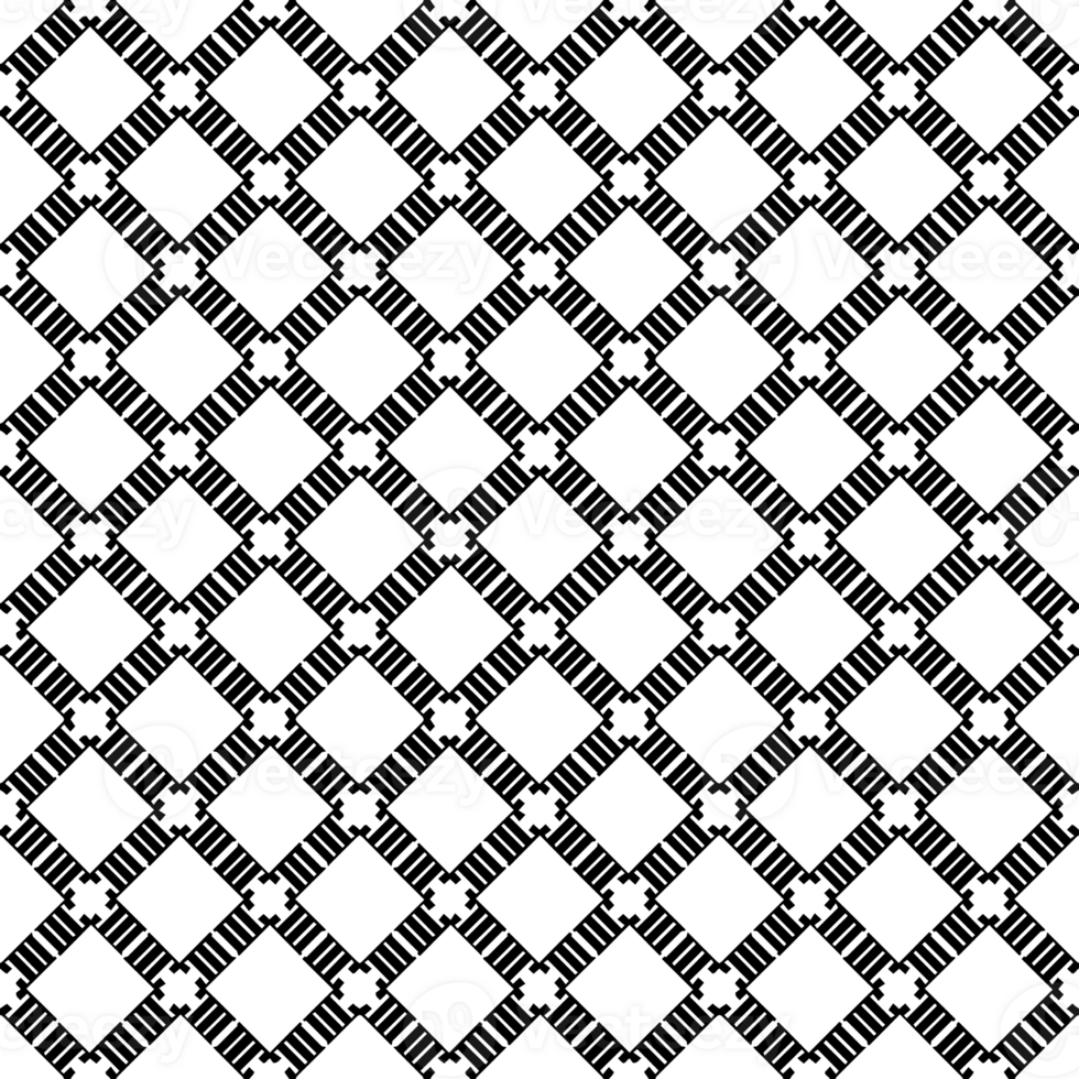 Black seamless abstract pattern. Overlay for background and backdrop. Ornamental design. PNG graphic illustration with transparent background.