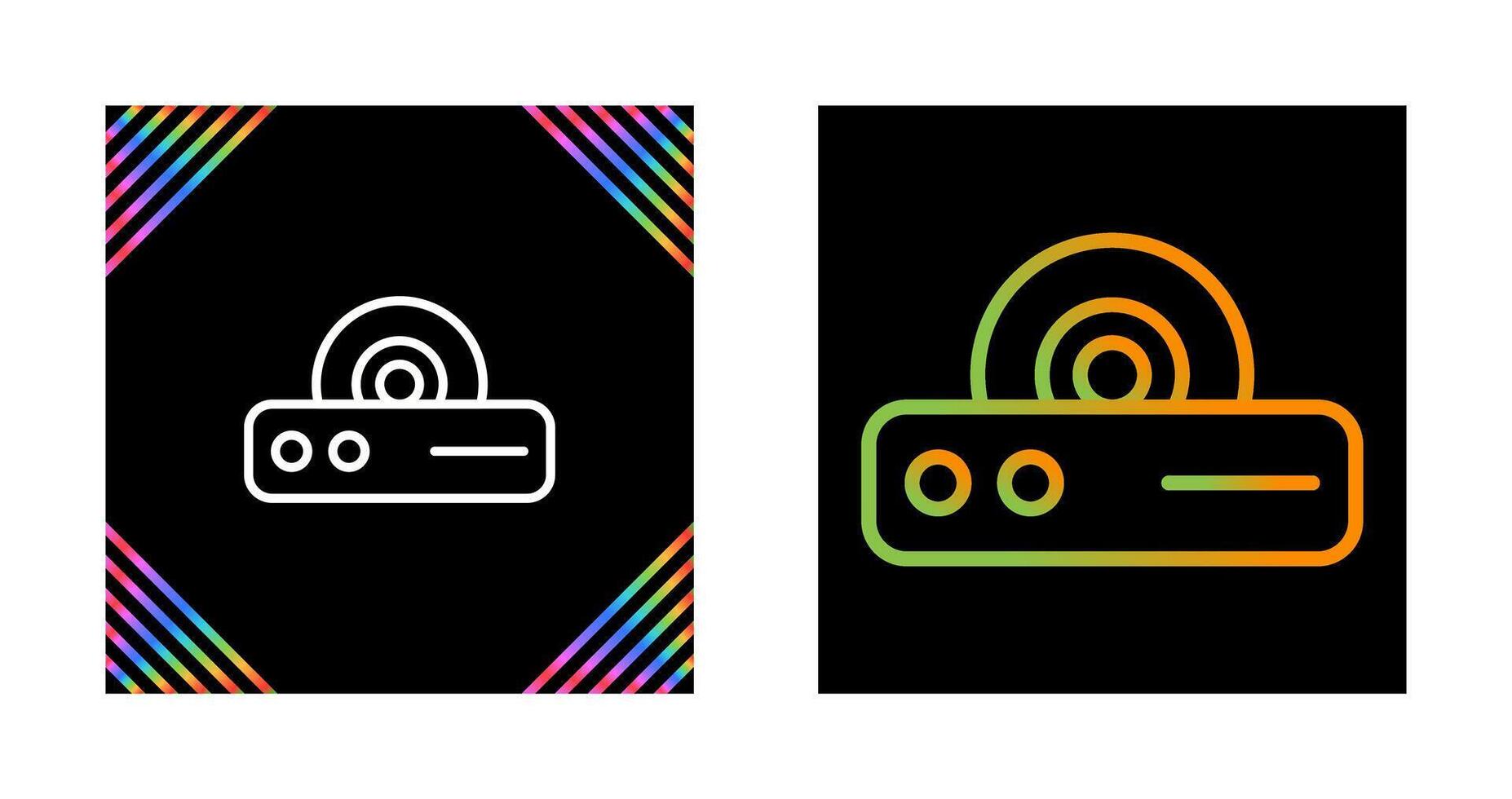 DVD Player Vector Icon