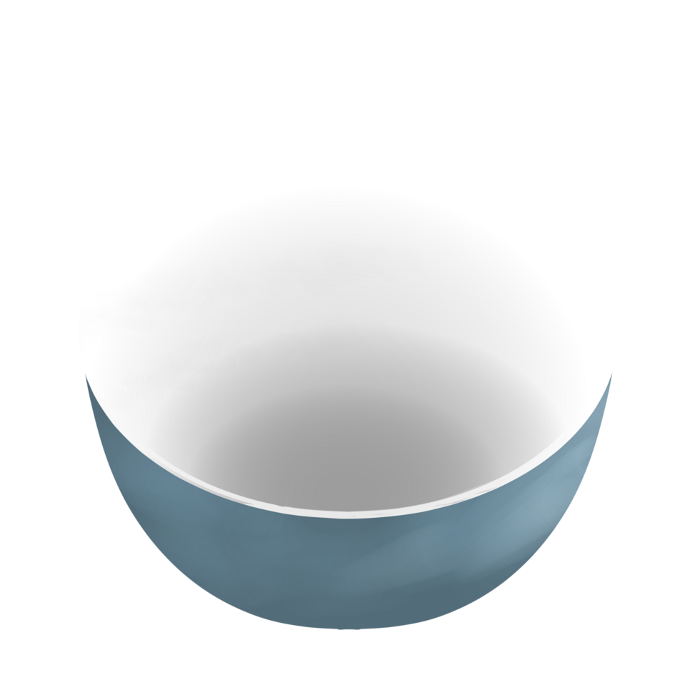 blue empty bowl illustration png