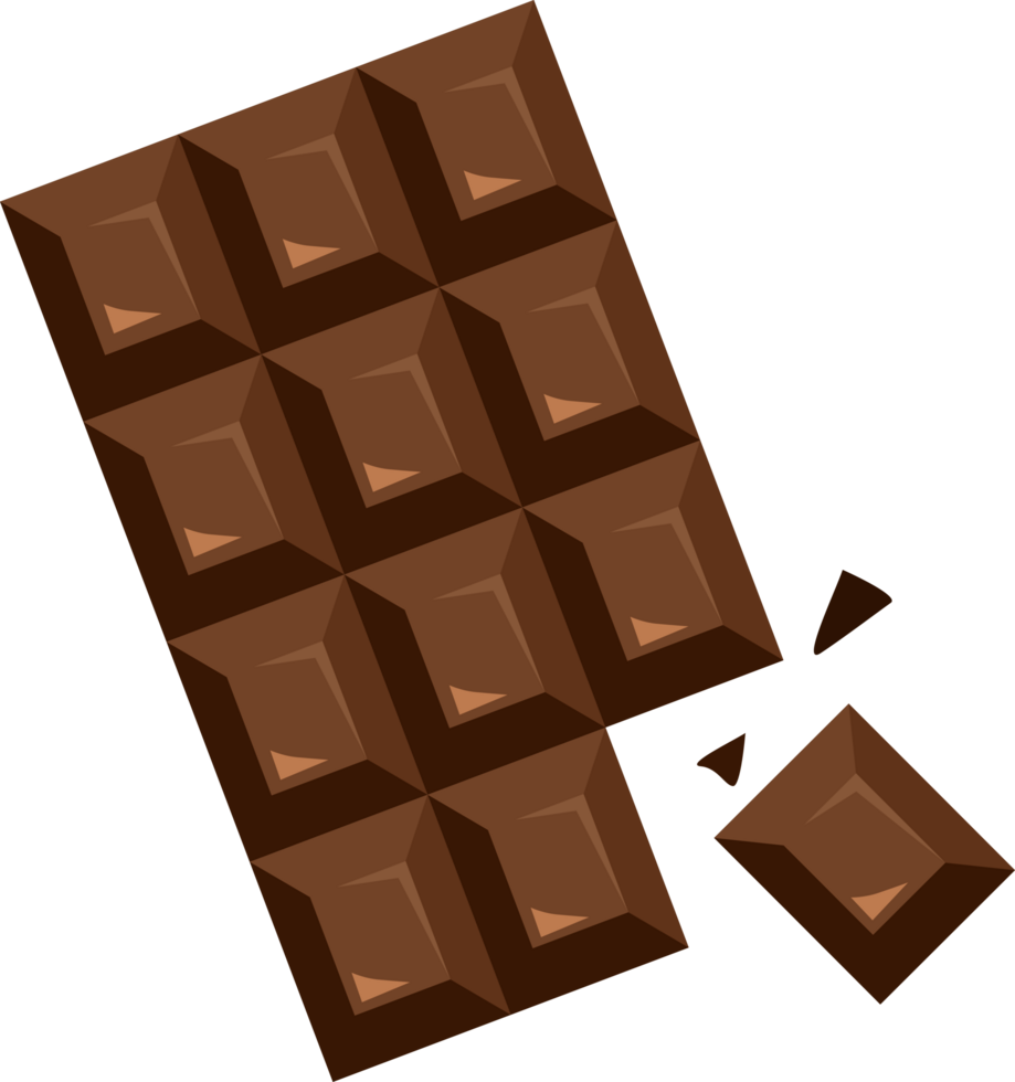 chocolate Barra com ausência de peças. perfeito para promocional material, embalagem, ou social meios de comunicação conteúdo para confeitaria marcas e chocolate amantes. png