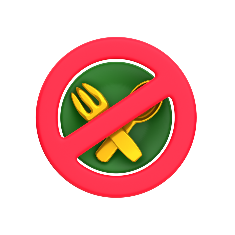 fasting 3d icon png