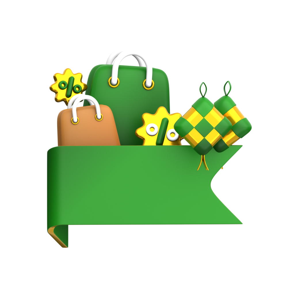 ramadhan sale 3D icon png