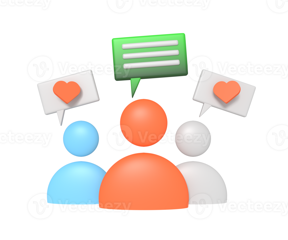 Social Media Chatting Group png