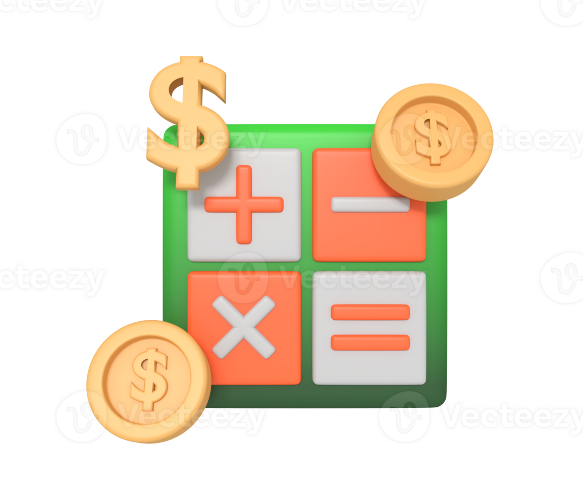 Financial Calculation dollar coin png