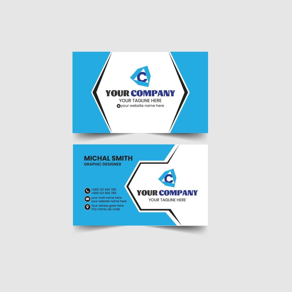 Corporate Business Card Template vector
