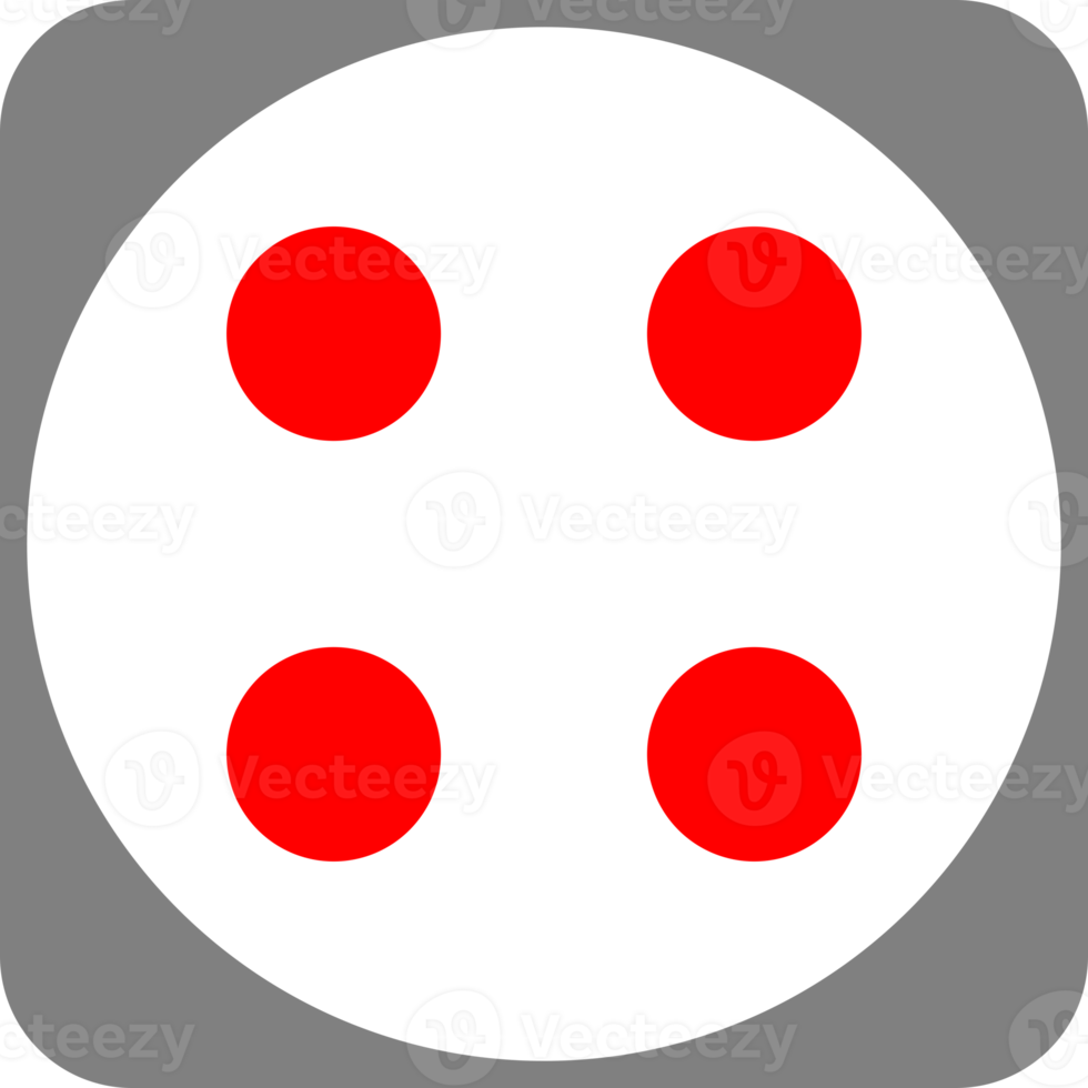 face cube dot of game dice icon png