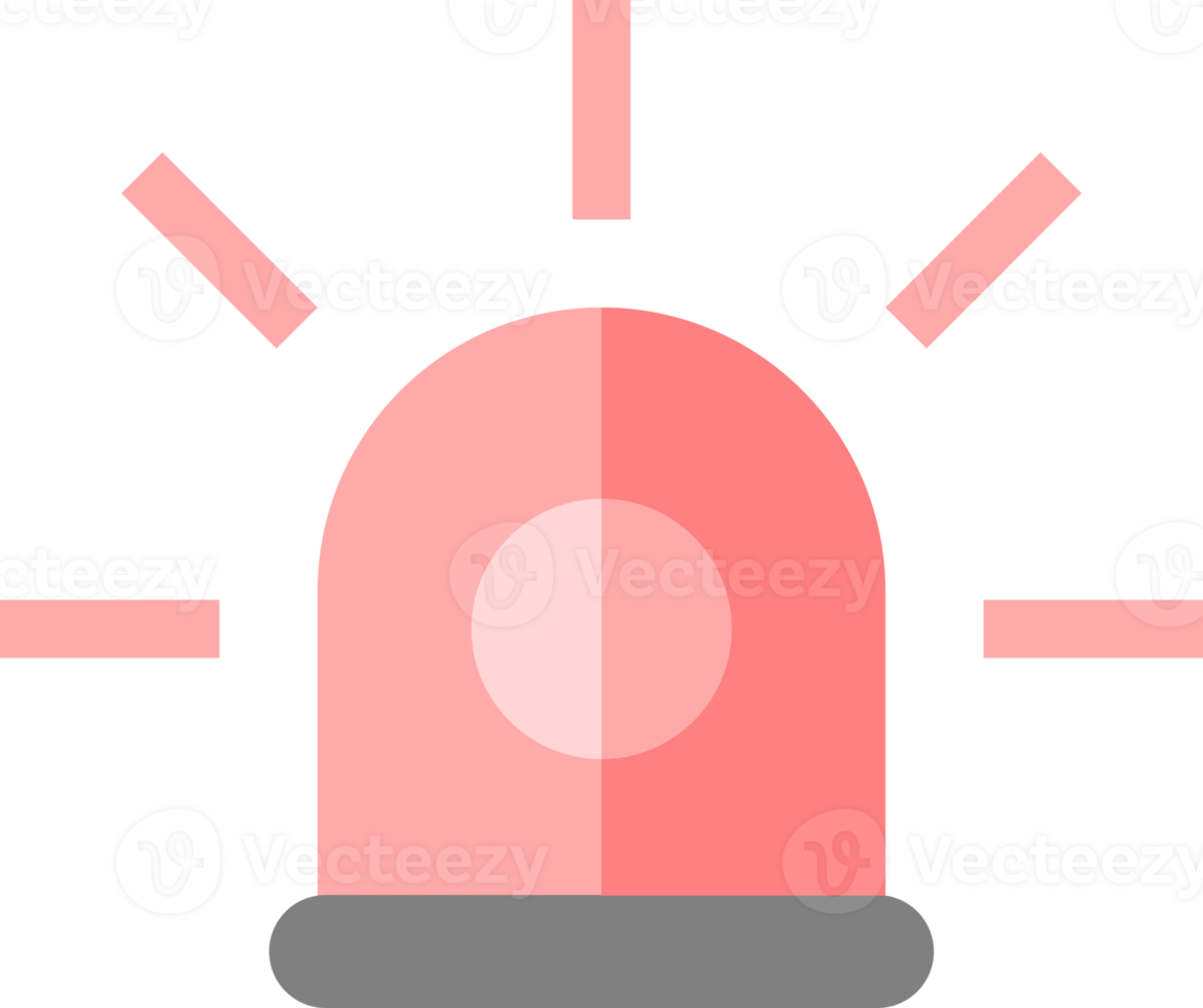 alarm siren emergency fighing light icon png