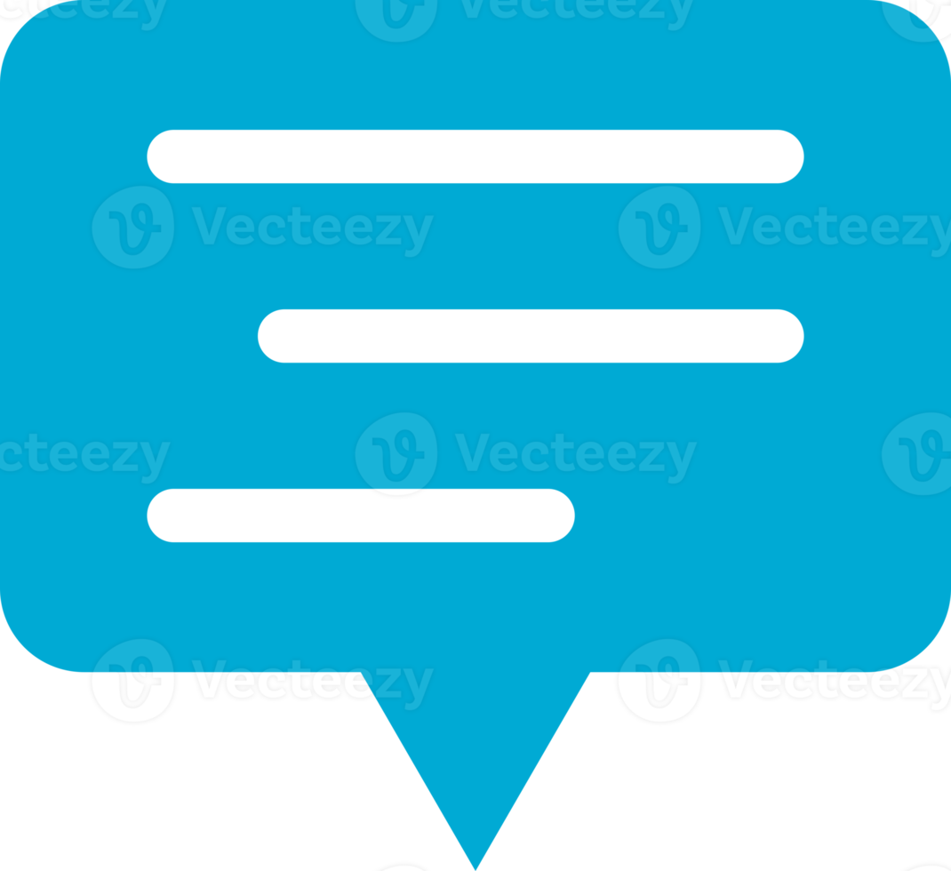 bubble message chat social media icon png