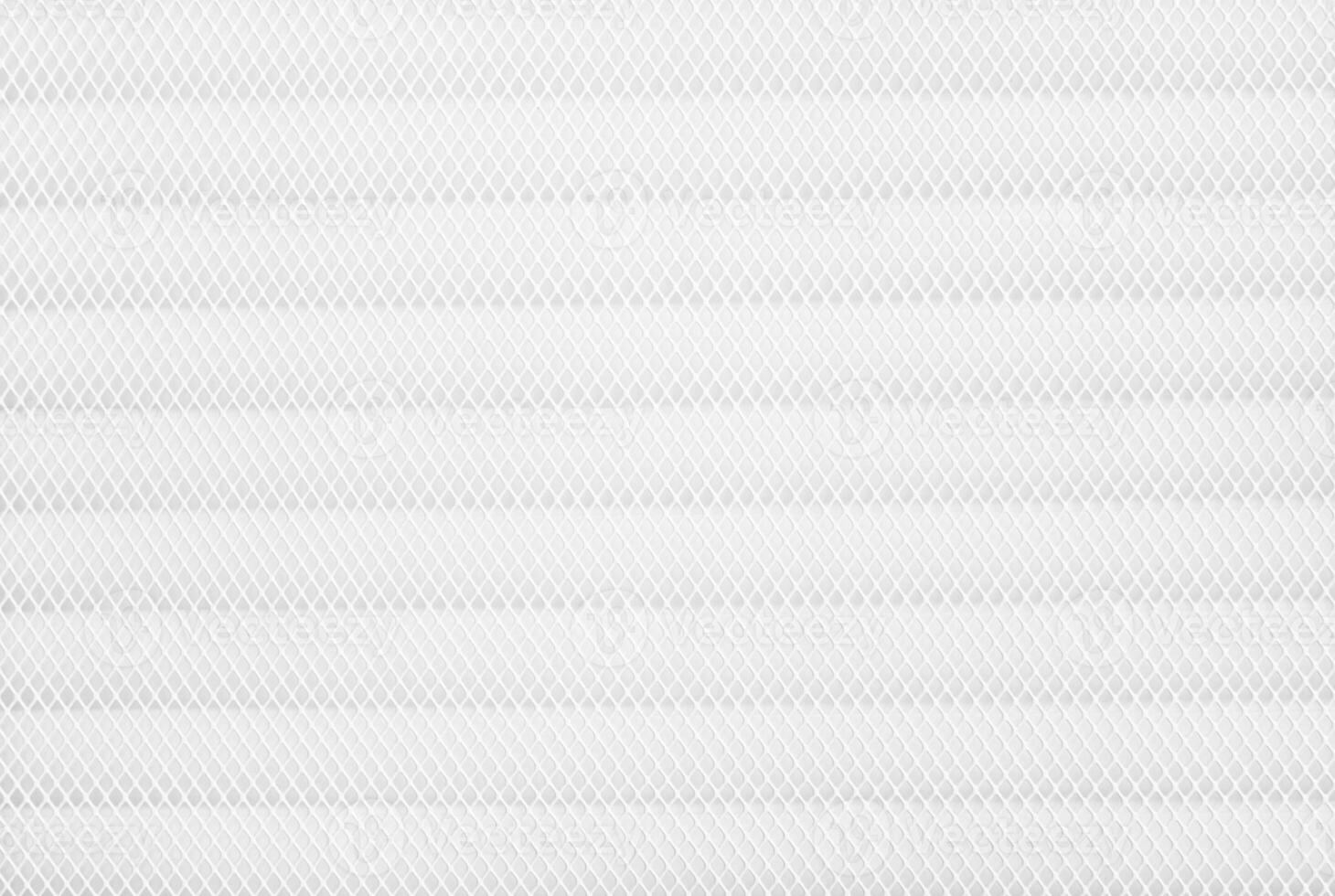 Horizontal White plastic grid white background. Whte background photo